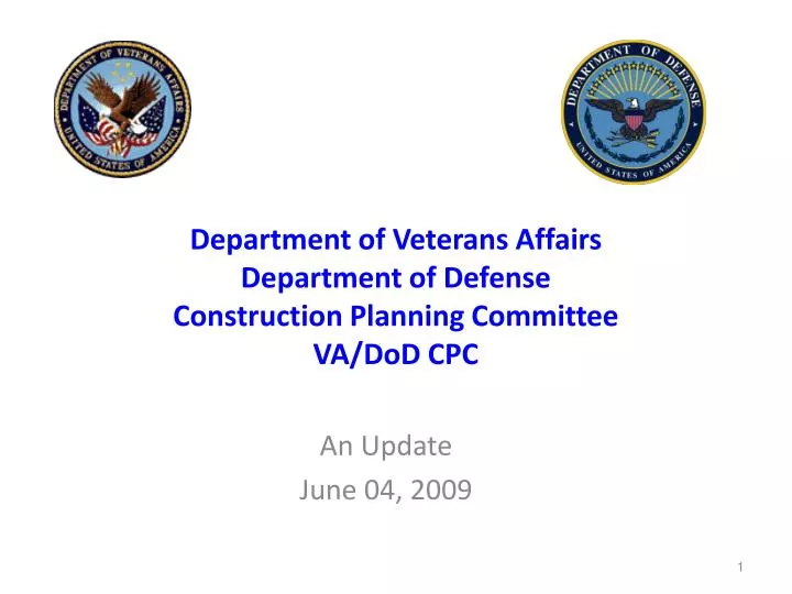 department of veterans affairs department of defense construction planning committee va dod cpc