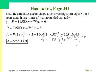 Homework, Page 341