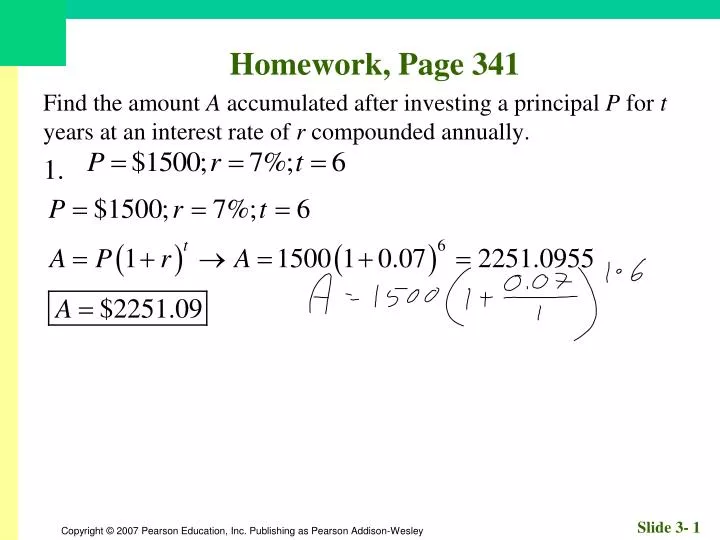 homework page 341