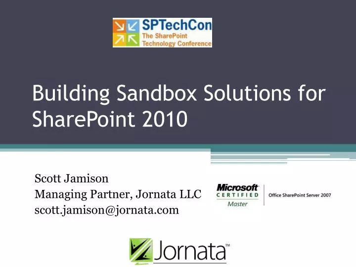 building sandbox solutions for sharepoint 2010