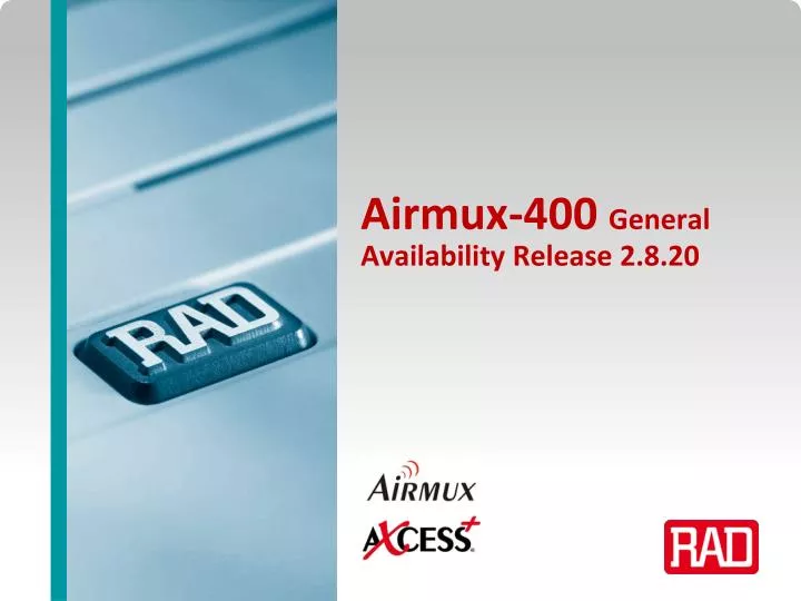 airmux 400 general availability release 2 8 20