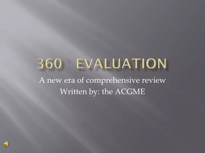 360 evaluation