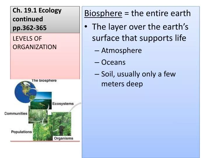ch 19 1 ecology continued pp 362 365