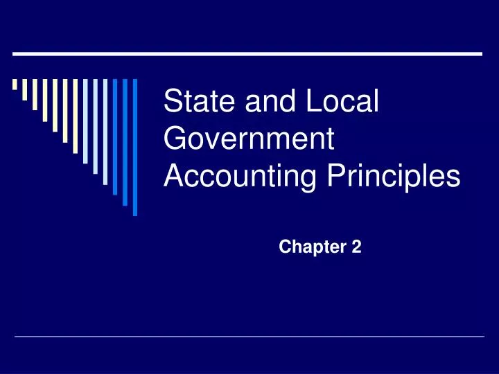 state and local government accounting principles