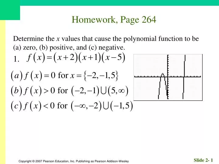 homework page 264