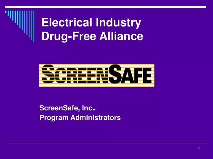 electrical industry drug free alliance