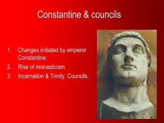 Constantine &amp; councils