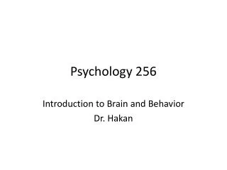 Psychology 256