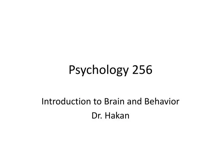 psychology 256