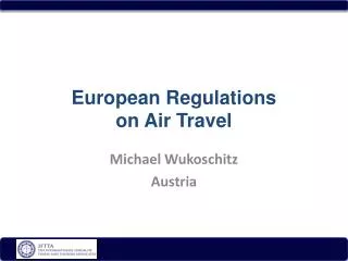 European Regulations on Air Travel