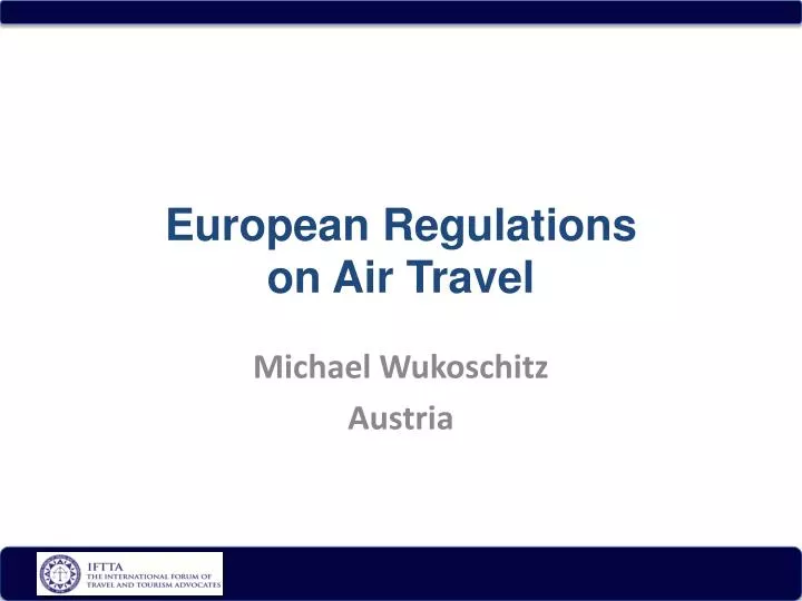 european regulations on air travel
