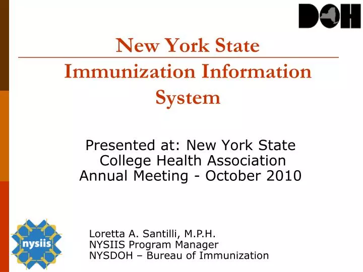 new york state immunization information system