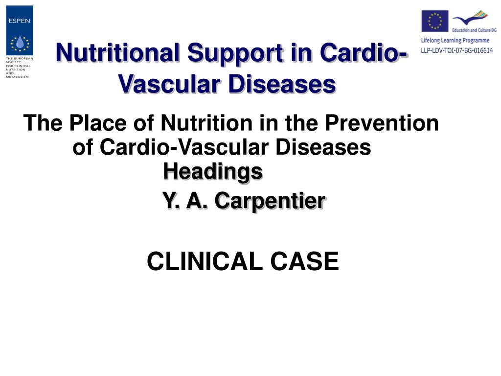 PPT - Nutritional Support in Cardio-Vascular Diseases PowerPoint ...