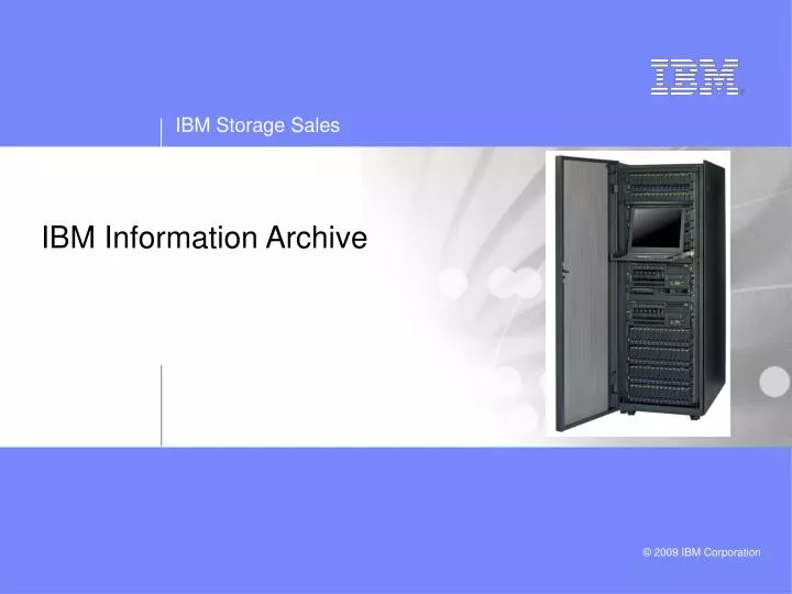 ibm information archive