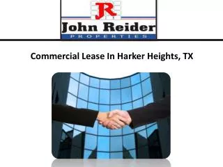 Commercial Lease Harker Heights, TX