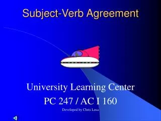 Subject-Verb Agreement