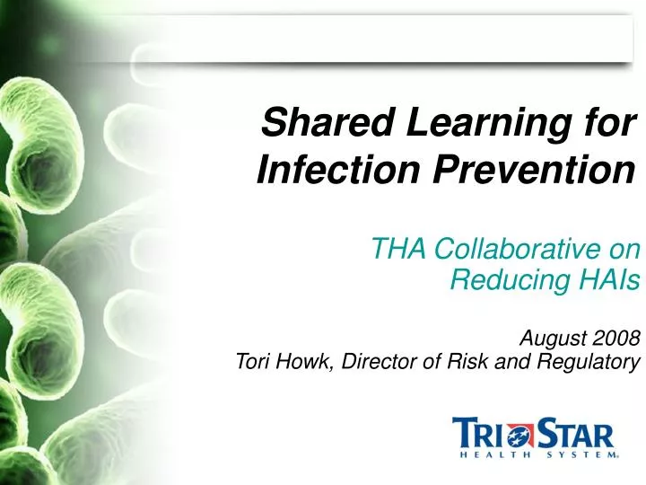 shared learning for infection prevention