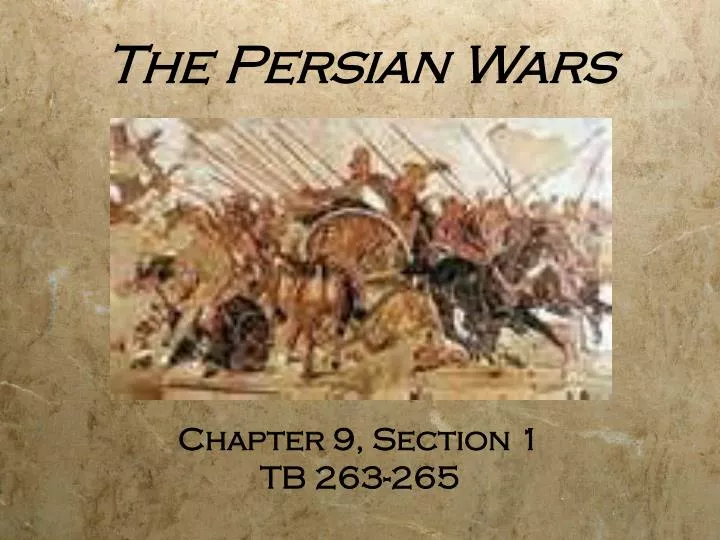 the persian wars chapter 9 section 1 tb 263 265