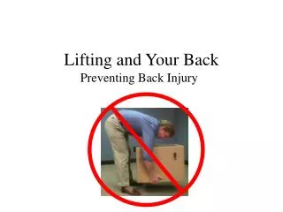 Lifting and Your Back