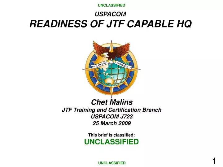 uspacom readiness of jtf capable hq