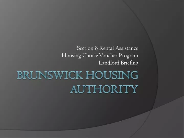 section 8 rental assistance housing choice voucher program landlord briefing