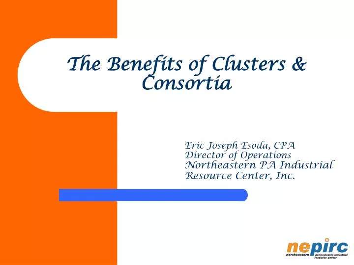 the benefits of clusters consortia