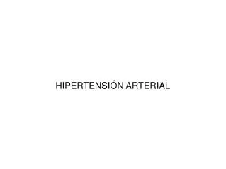 hipertensi n arterial