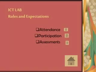 ICT LAB Rules and Expectations