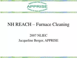 NH REACH – Furnace Cleaning