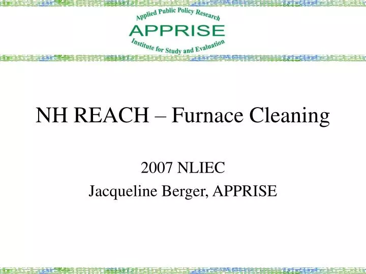 nh reach furnace cleaning
