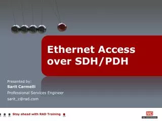 Ethernet Access over SDH/PDH