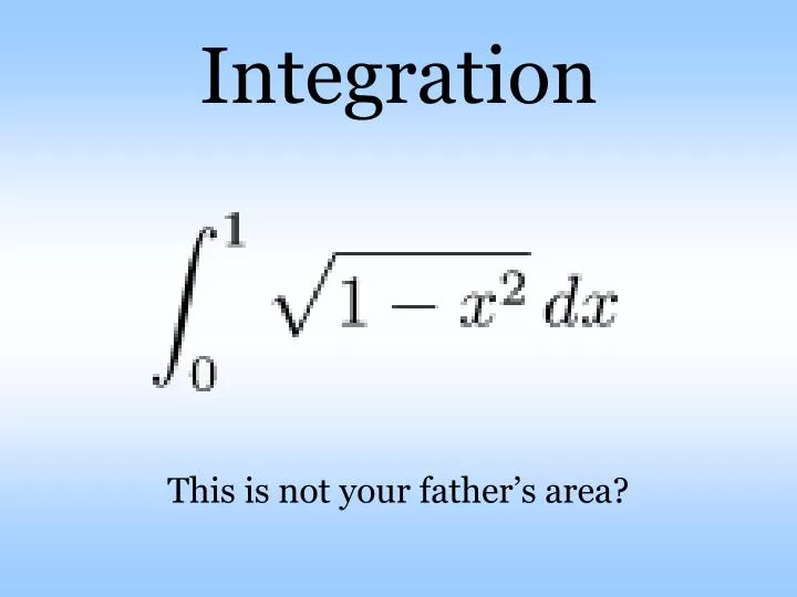 integration