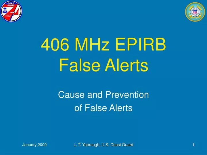 406 mhz epirb false alerts