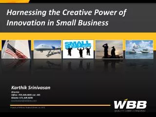 harnessing the creative power of innovation in small business