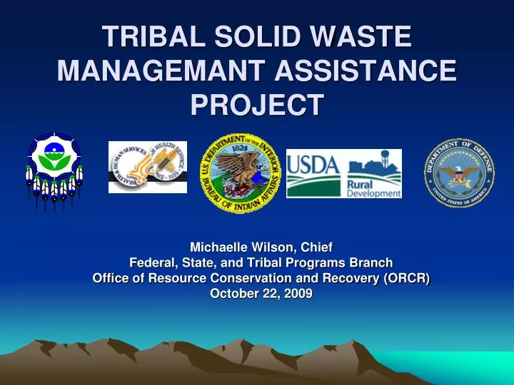 tribal solid waste managemant assistance project