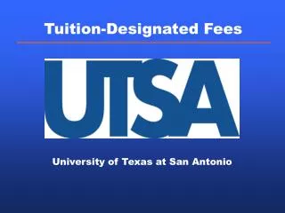 Tuition-Designated Fees