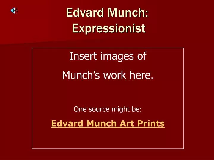 edvard munch expressionist