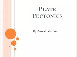 Plate Tectonics