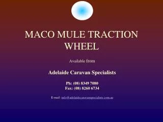 MACO MULE TRACTION WHEEL
