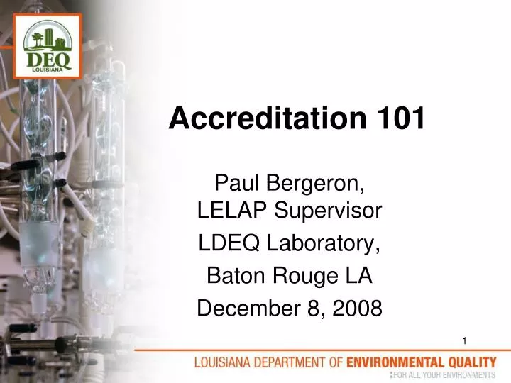 accreditation 101