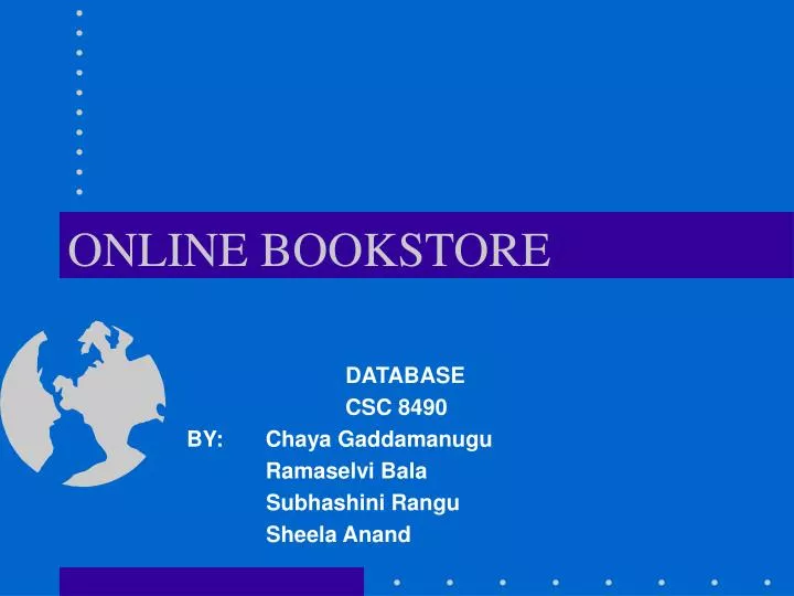 online bookstore