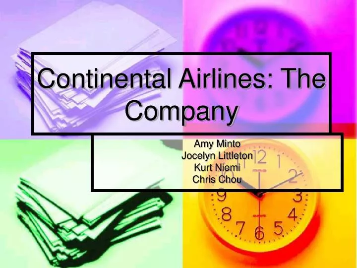 continental airlines the company