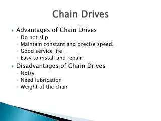 Chain Drives