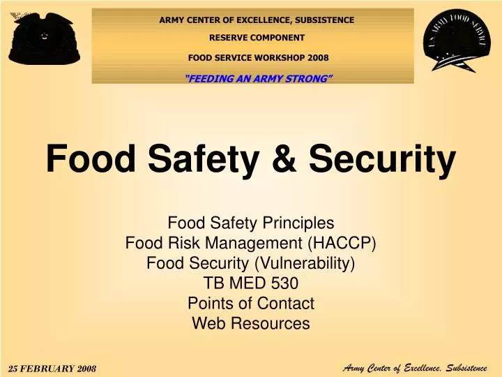 food safety security