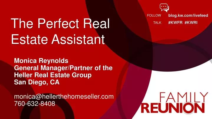 the perfect real estate assistant