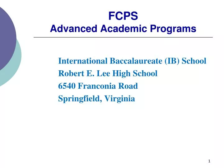 fcps advanced academic programs