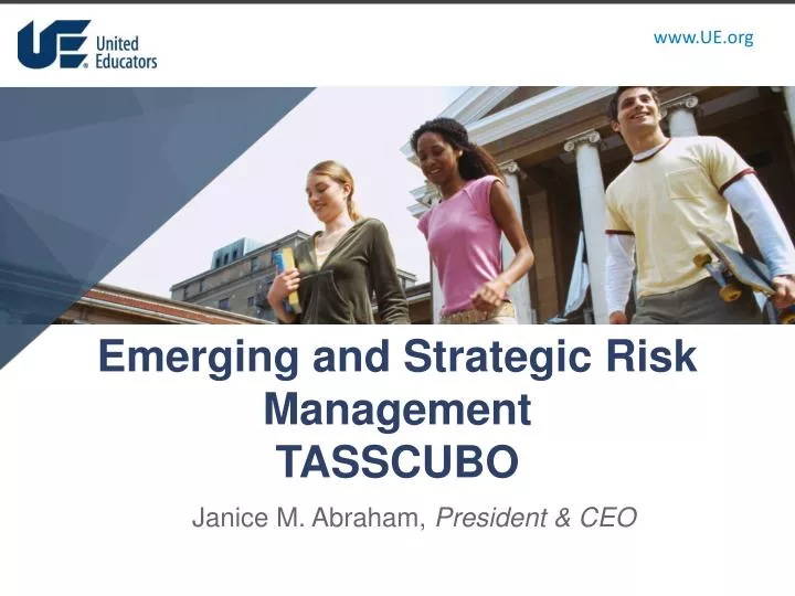 emerging and strategic risk management tasscubo