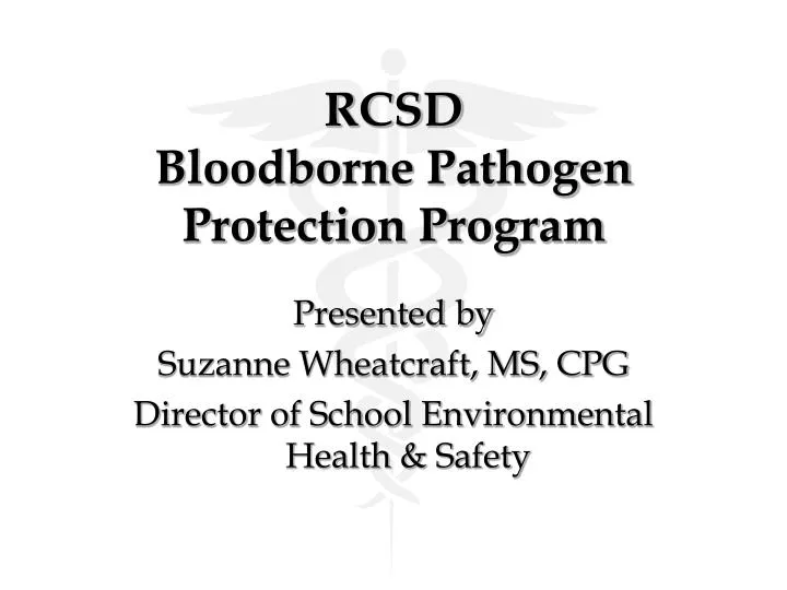 rcsd bloodborne pathogen protection program