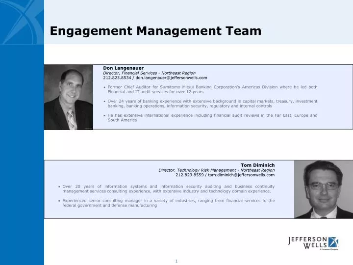 engagement management team
