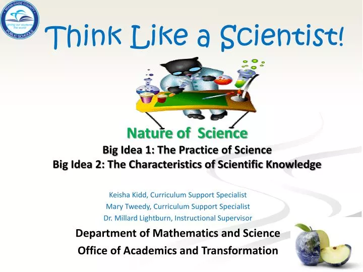 think like a scientist